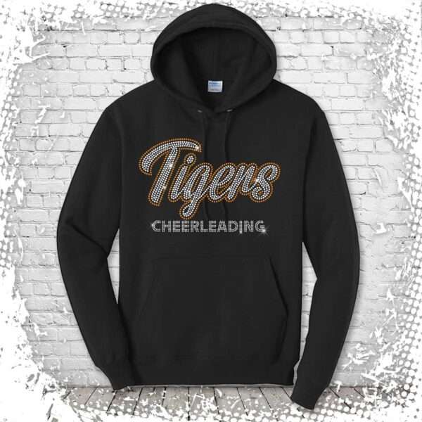 Akron Cheer Bling Pullover Hoodie