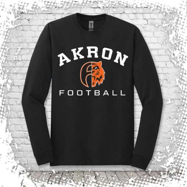 Akron Football Long Sleeve T-Shirt