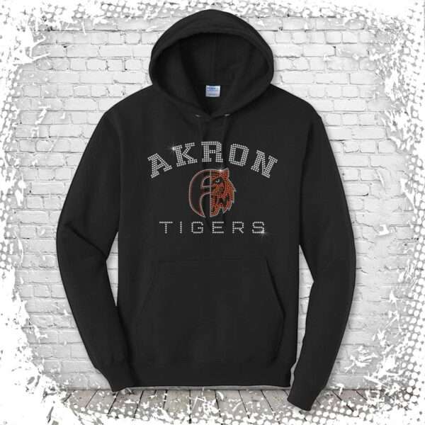Akron Tigers Bling Pullover Hoodie
