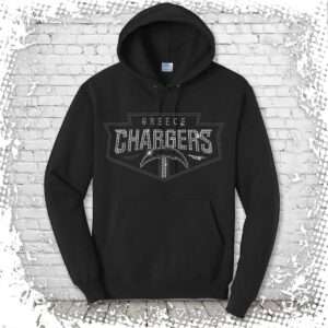 Greece Chargers Bling Pullover Hoodie