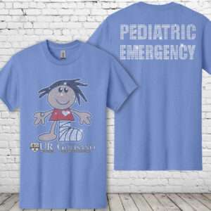 Golisano Pediatric Emergency Bling Violet Tee