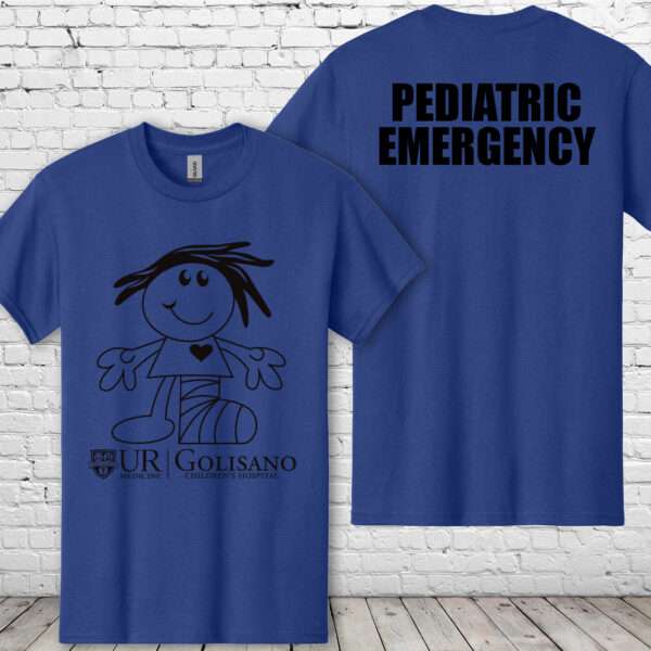 Golisano Pediatric Emergency Sandy Cobalt Tee