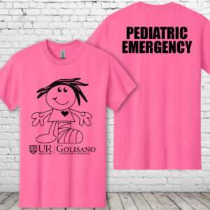 Golisano Pediatric Emergency Sandy Safety Pink Tee