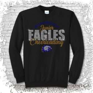 Irondequoit Jr. Eagles Cheer Bling Crewneck