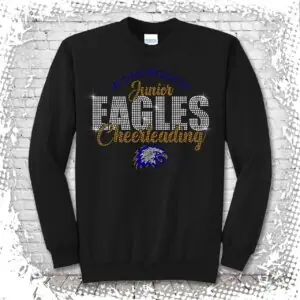 Irondequoit Jr. Eagles Cheer Bling Crewneck