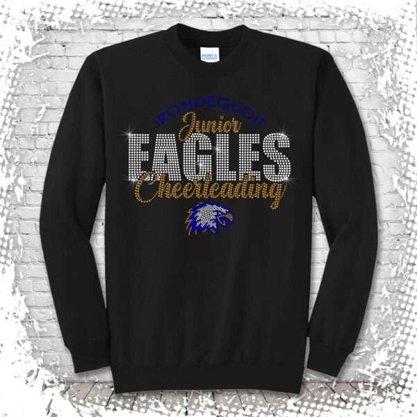 Irondequoit Jr. Eagles Cheer Bling Crewneck