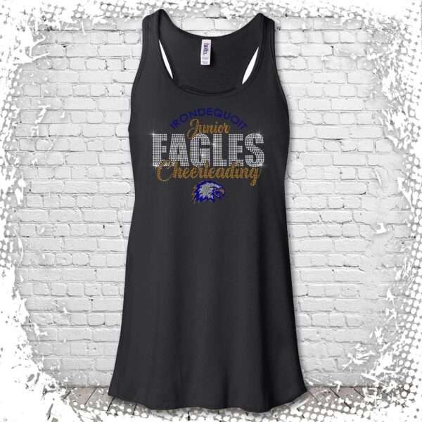 Irondequoit Jr. Eagles Bling Girls/Ladies Flowy Tank