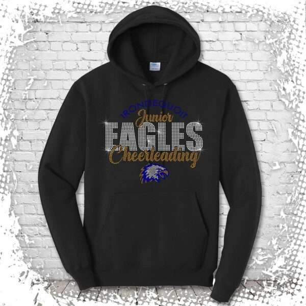 Irondequoit Jr. Eagles Bling Pullover Hoodie