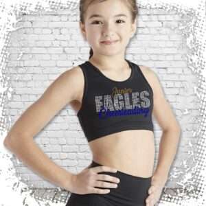 Irondequoit Jr. Eagles Cheer Bling Sports Bra