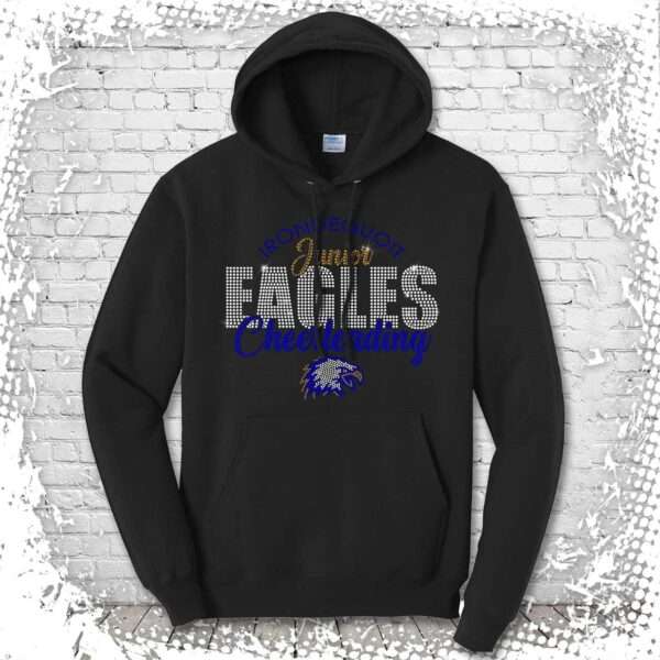 Irondequoit Jr. Eagles Bling Pullover Hoodie