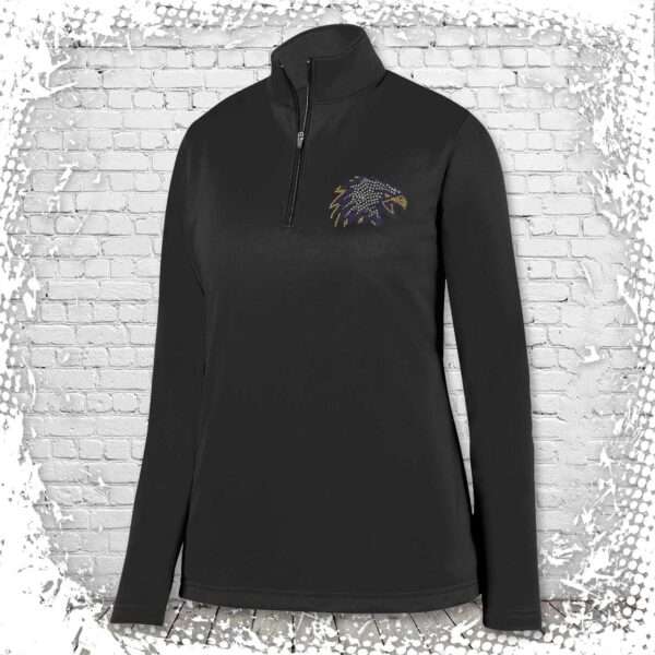 Irondequoit Jr. Eagles Cheer Bling Performance Fleece 1/4 Zip - Image 2