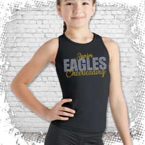 Irondequoit Jr. Eagles Cheer Bling Fitted Tank