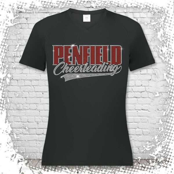 Penfield Cheer Bling Girls/Ladies Performance V-Neck
