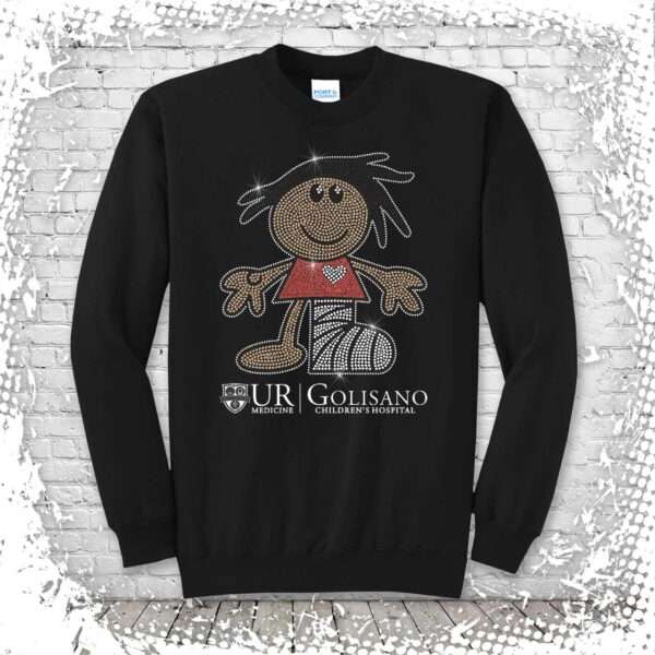 Golisano Bling Sandy Crewneck - Black