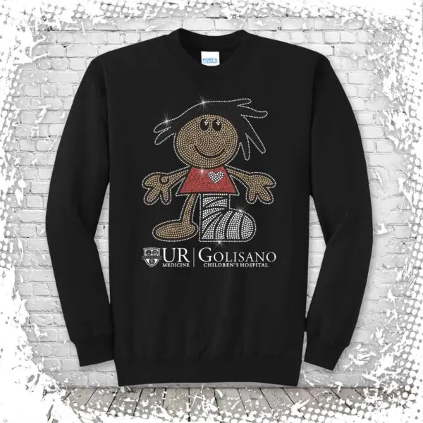 Golisano Bling Sandy Crewneck - Black
