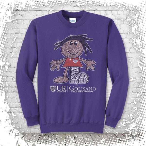Golisano Bling Sandy Crewneck - Purple