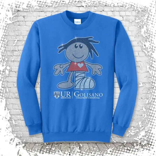 Golisano Bling Sandy Crewneck - Royal Blue