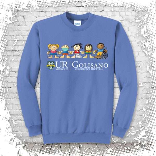Golisano Sandy & Friends Crewneck - Carolina Blue