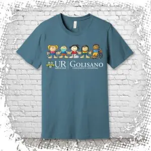 Golisano Sandy & Friends T-Shirt - Steel Blue