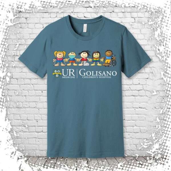 Golisano Sandy & Friends T-Shirt - Steel Blue