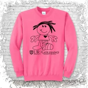 Golisano Sandy Crewneck - Neon Pink