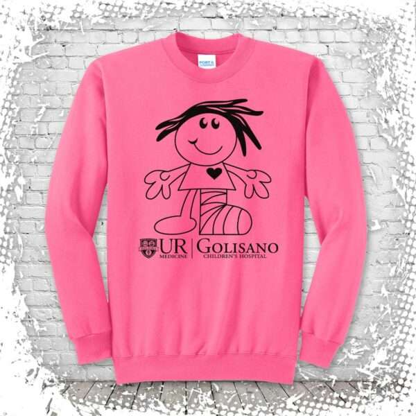 Golisano Sandy Crewneck - Neon Pink