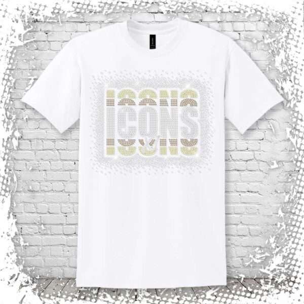 New York Icons XI Bling T-Shirt - White