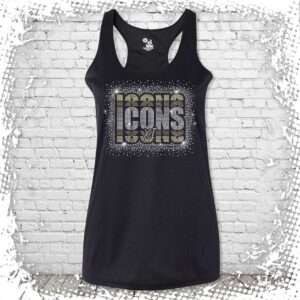 New York Icons XI Bling Girls/Ladies Tank - Black