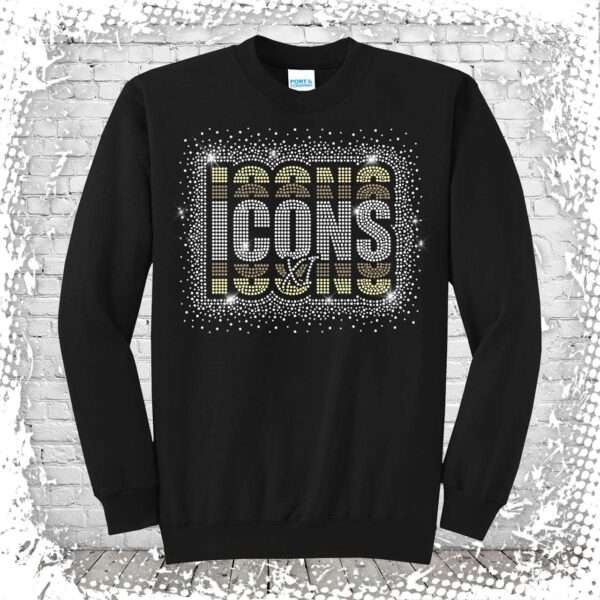 New York Icons XI Bling Crewneck - Black