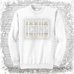 New York Icons XI Bling Crewneck - White