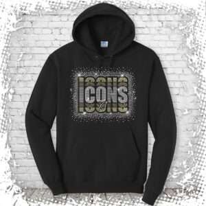 New York Icons XI Bling Pullover Hoodie - Black