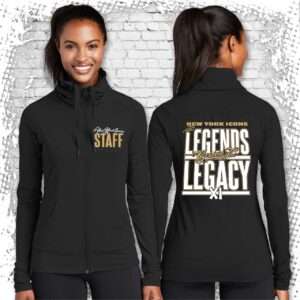 New York Icons Staff Full Zip Ladies Jacket