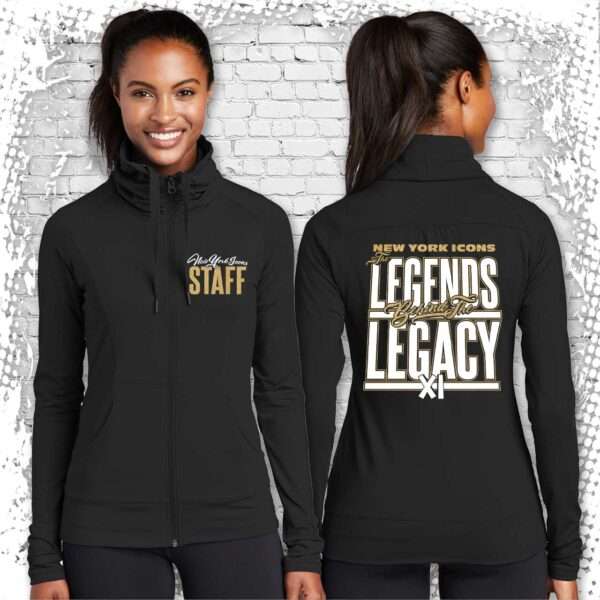 New York Icons Staff Full Zip Ladies Jacket