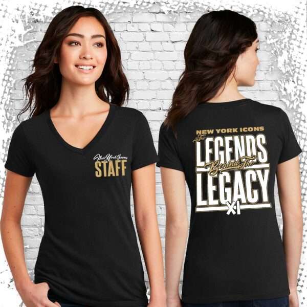 New York Icons Staff Ladies V-Neck