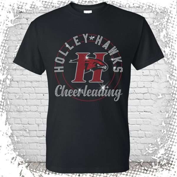 Holley Hawks Cheer Bling T-Shirt