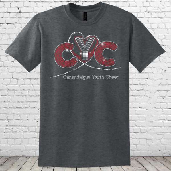 Canandaigua "CYC" Dark Heather Tee