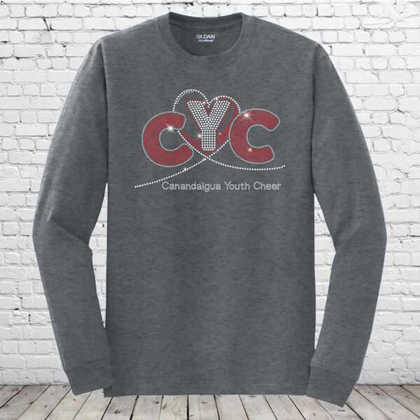 Canandaigua "CYC" Dark Heather Long Sleeve Tee