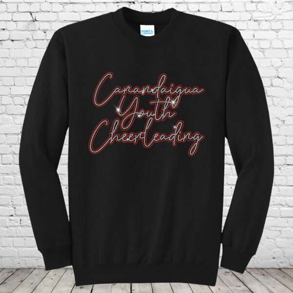 Canandaigua "Cursive Bling" Crewneck Sweatshirt