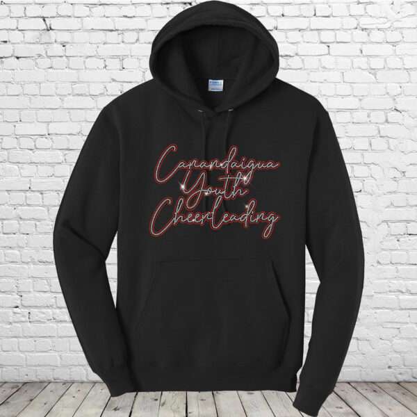 Canandaigua "Cursive Bling" Pullover Hoodie