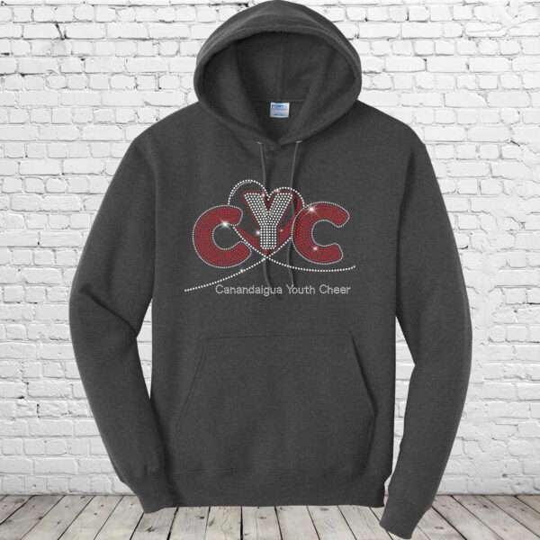 Canandaigua "CYC" Dark Heather Pullover Hoodie