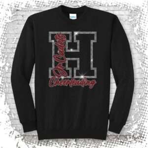Hilton Jr. Cadets Cheer Bling Crewneck