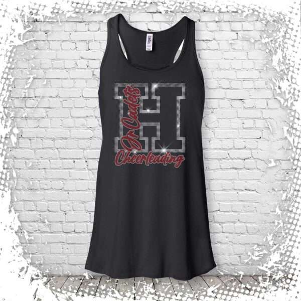 Hilton Jr. Cadets Cheer Bling Girls/Ladies Flowy Tank