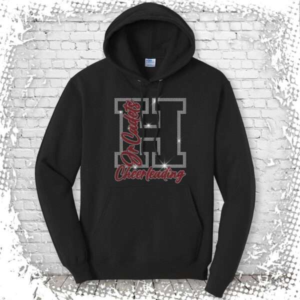 Hilton Jr. Cadets Cheer Bling Pullover Hoodie