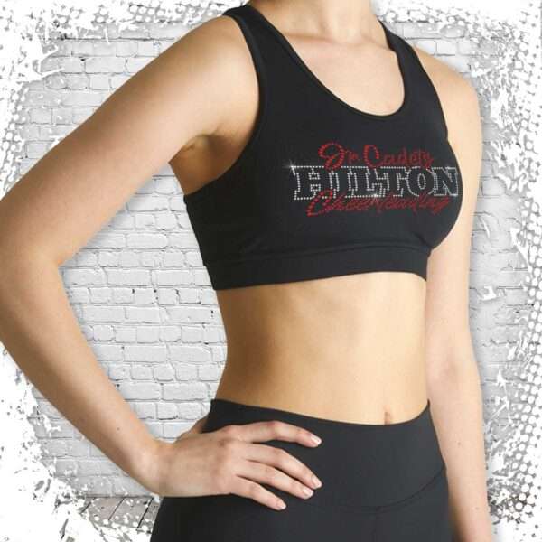 Hilton Jr. Cadets Cheer Bling Sports Bra
