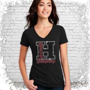 Hilton Jr. Cadets Cheer Bling Ladies V-Neck