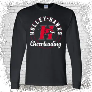 Holley Hawks Cheer Long Sleeve T-Shirt