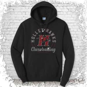 Holley Hawks Cheer Bling Pullover Hoodie