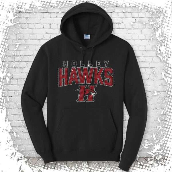 Holley Hawks Bling Pullover Hoodie