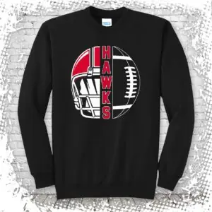 Holley Hawks Football Crewneck