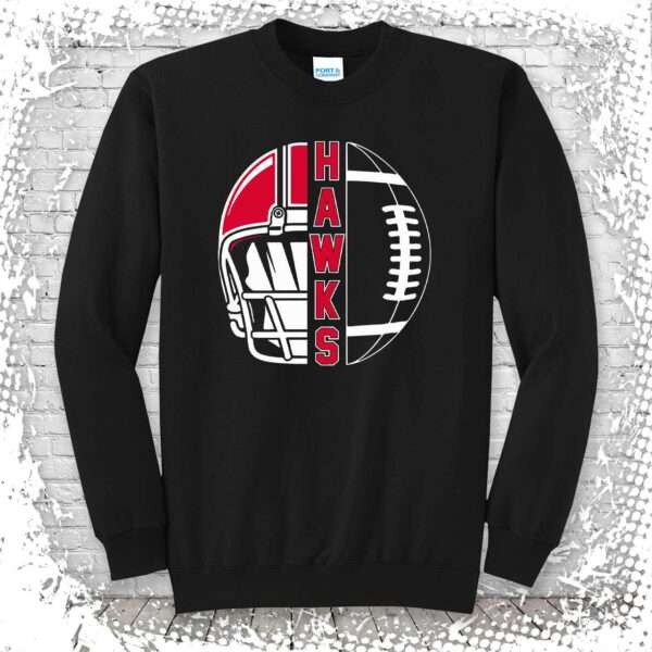 Holley Hawks Football Crewneck